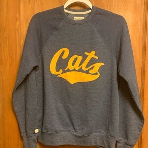 Blue and Gold Cats Sweatshirt
